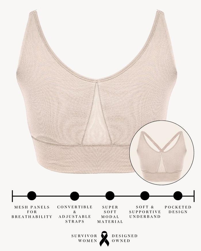 Leslie Leisure Pocketed Bra