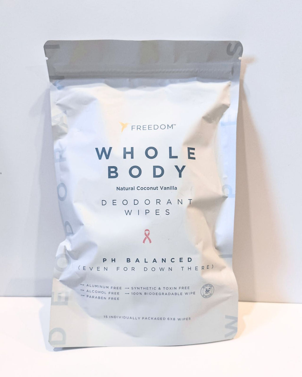 Freedom Whole Body Deodorant Wipes