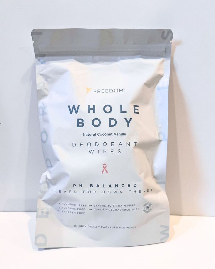 Freedom Whole Body Deodorant Wipes