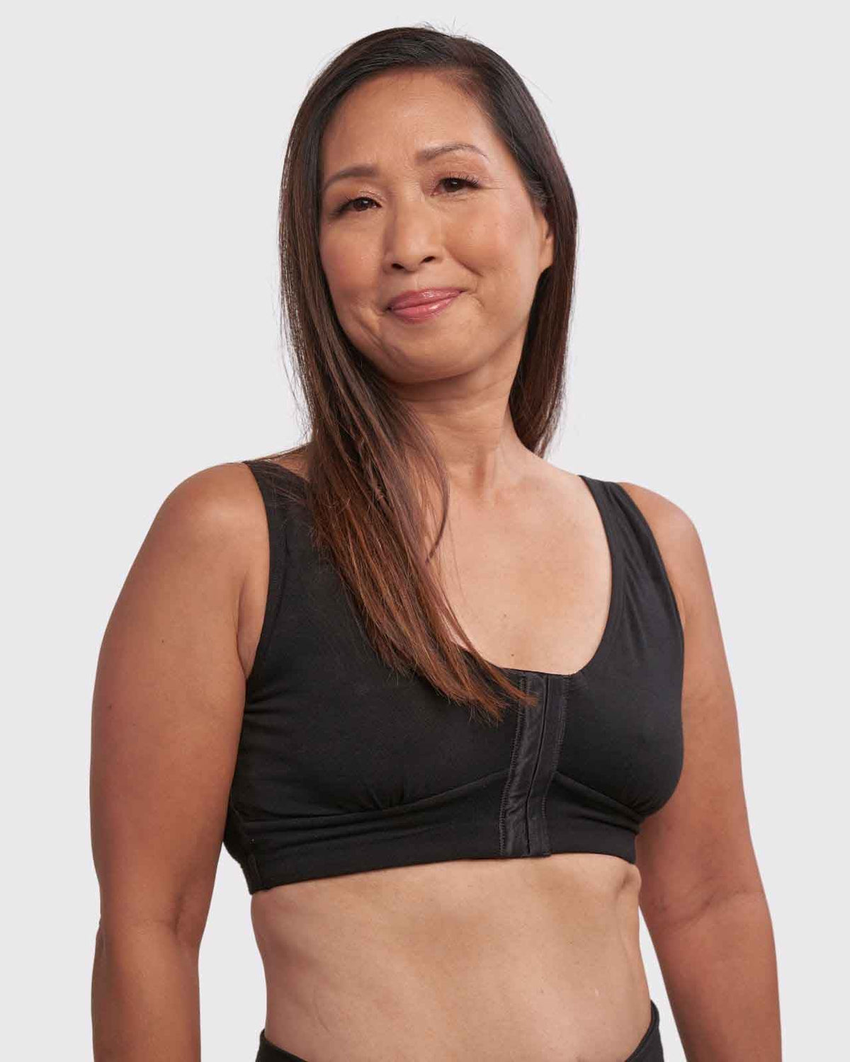 Rora Pocketed Front Closure Bra