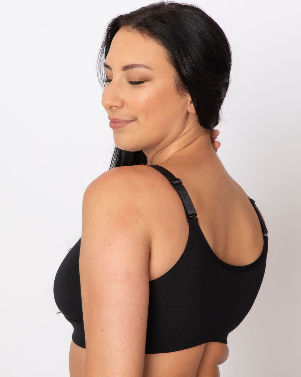Rora Pocketed Front Closure Bra
