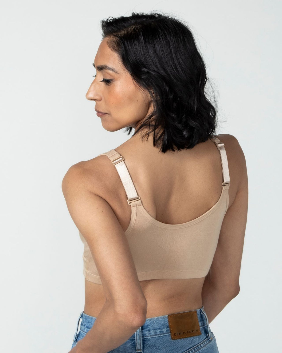 Rora Pocketed Front Closure Bra