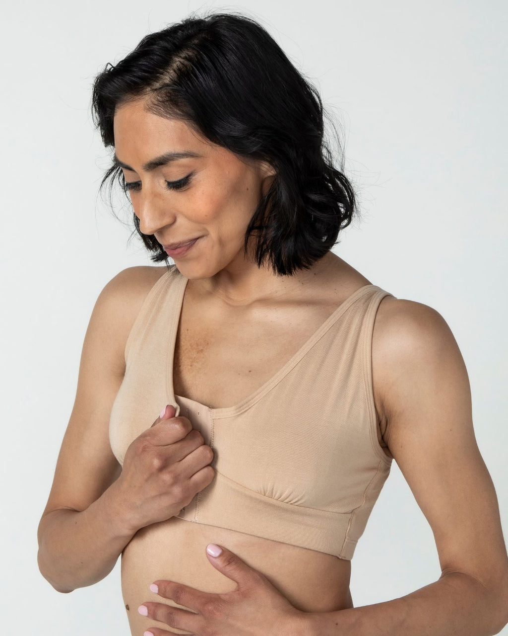 Rora Pocketed Front Closure Bra