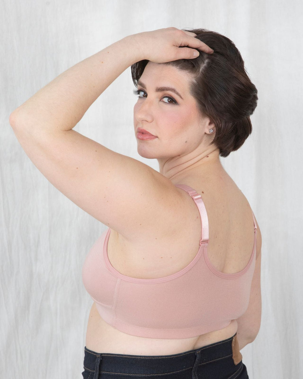 Rora Pocketed Front Closure Bra