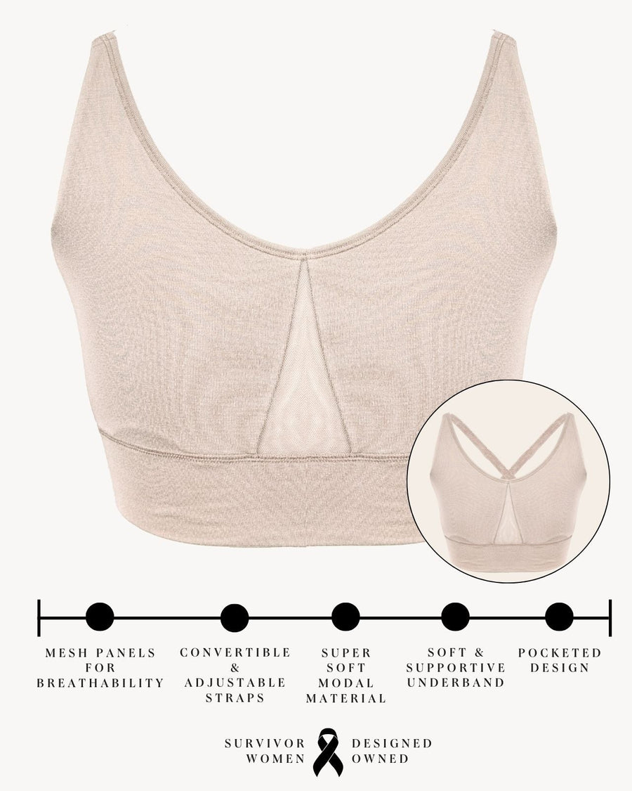 Leslie Leisure Pocketed Bra