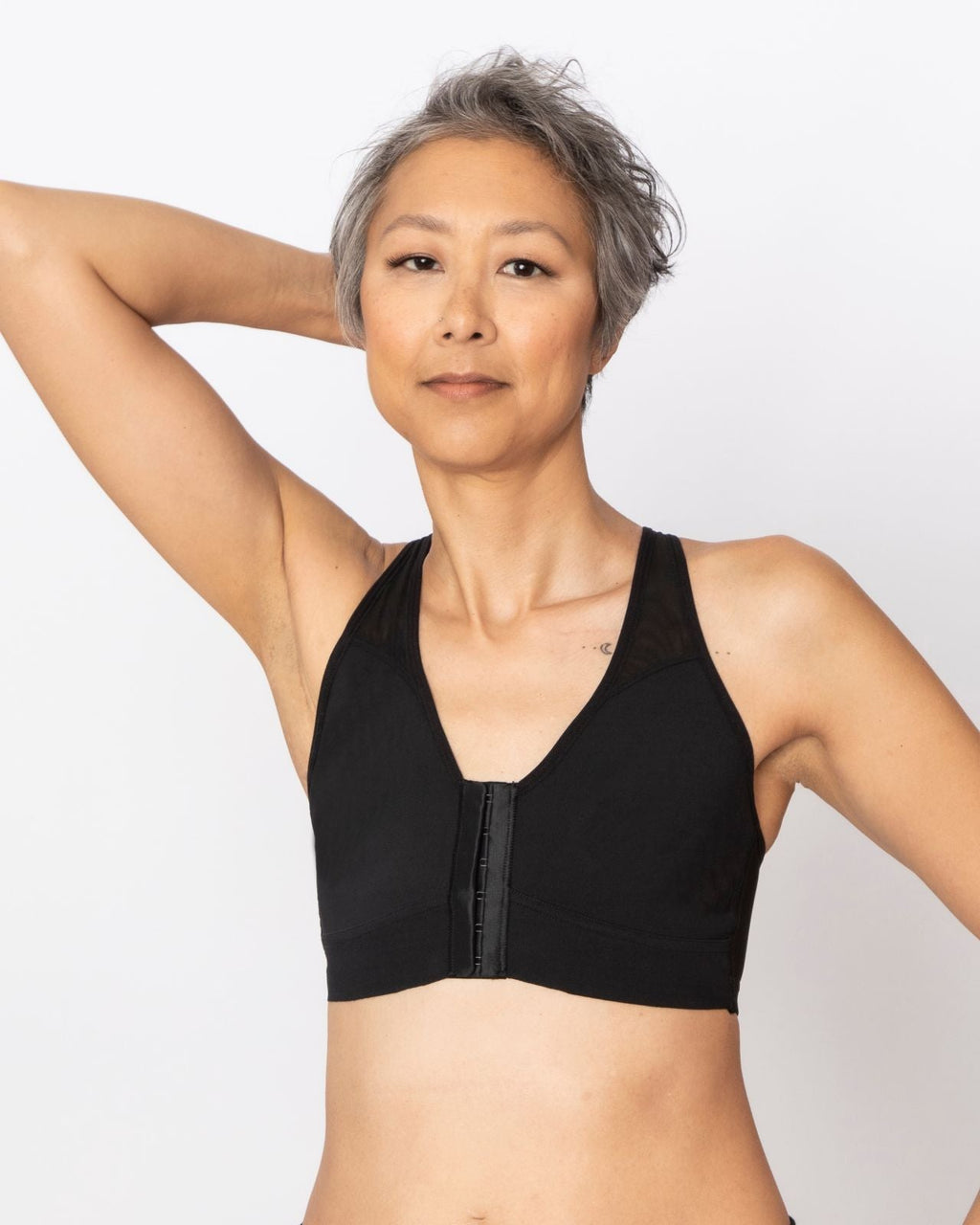 Bianca Pocketed Front Closure Sports Bra