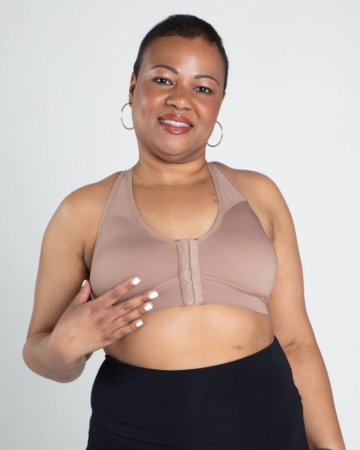 Bianca Pocketed Front Closure Sports Bra
