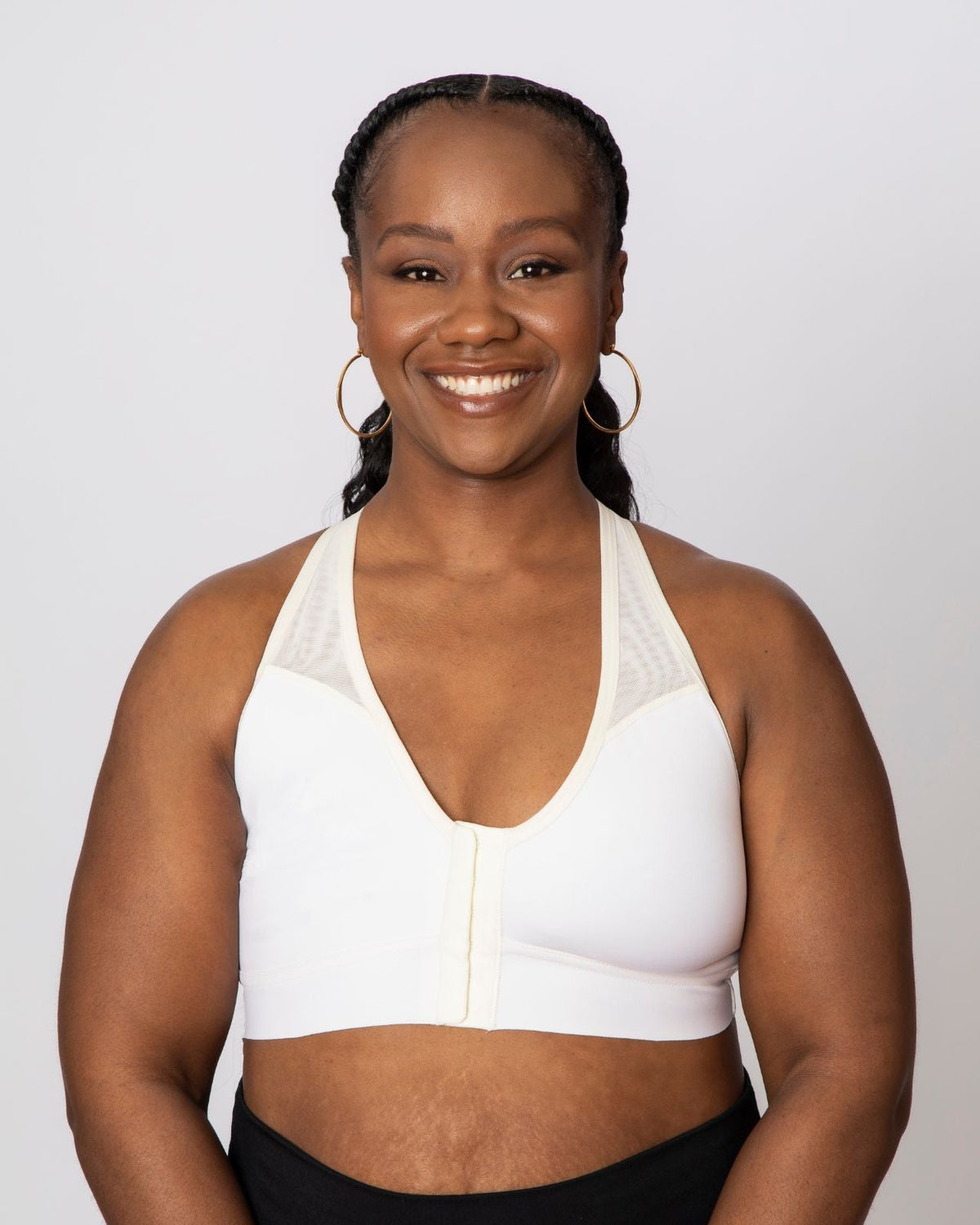 Bianca Pocketed Front Closure Sports Bra