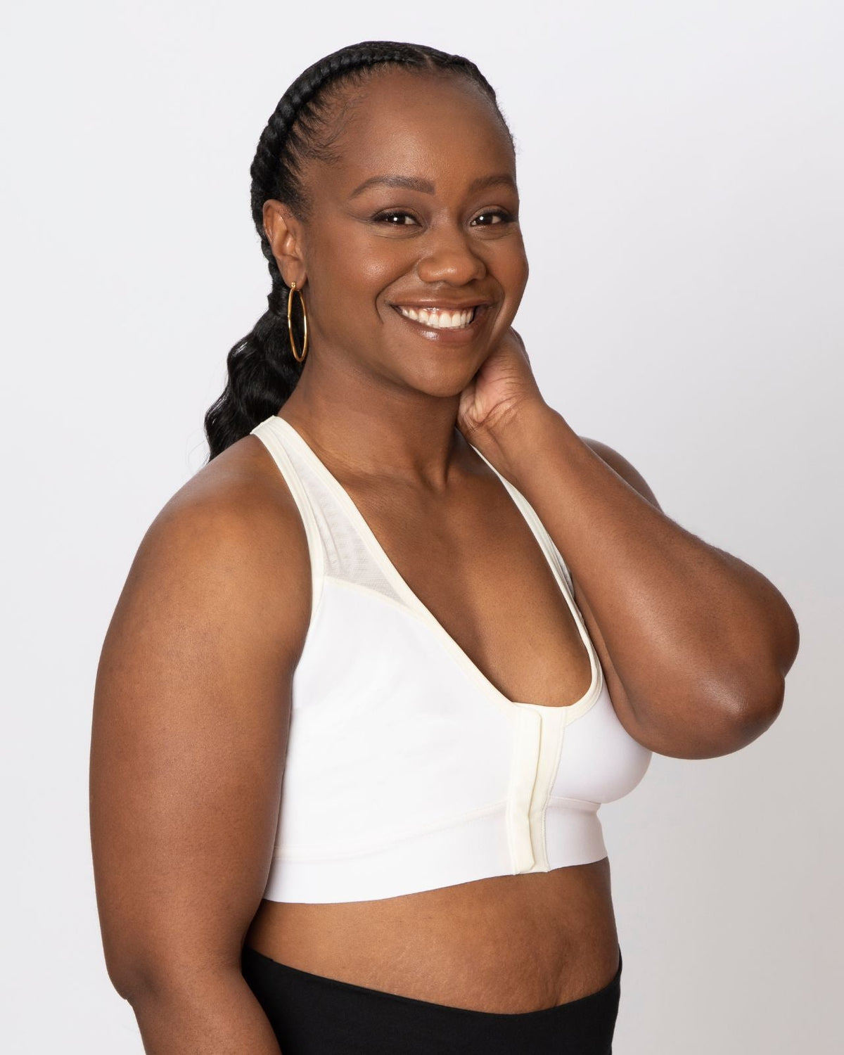 Bianca Pocketed Front Closure Sports Bra