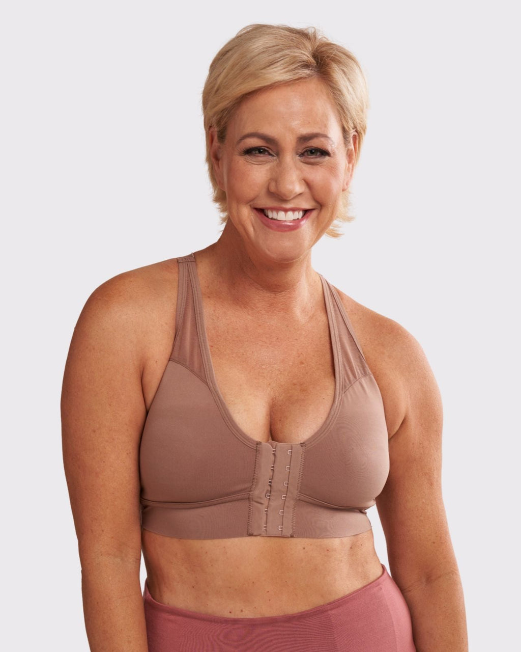 Bianca Pocketed Front Closure Sports Bra