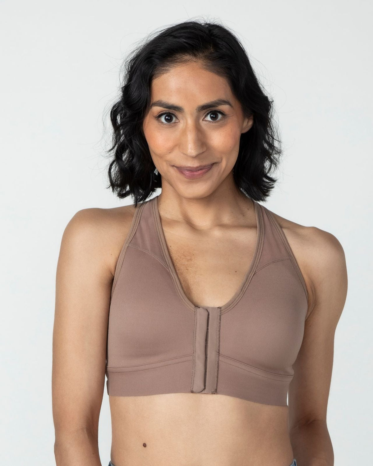 Bianca Pocketed Front Closure Sports Bra