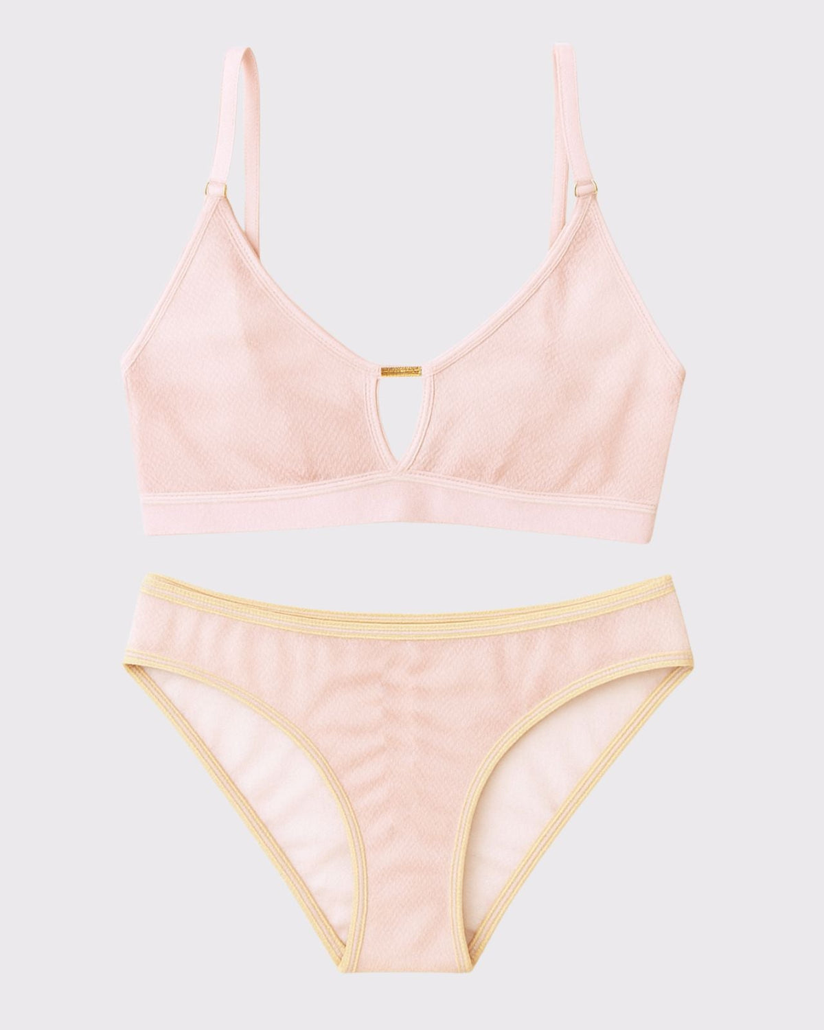 Victoria Mesh Keyhole Bralette with Free Brief