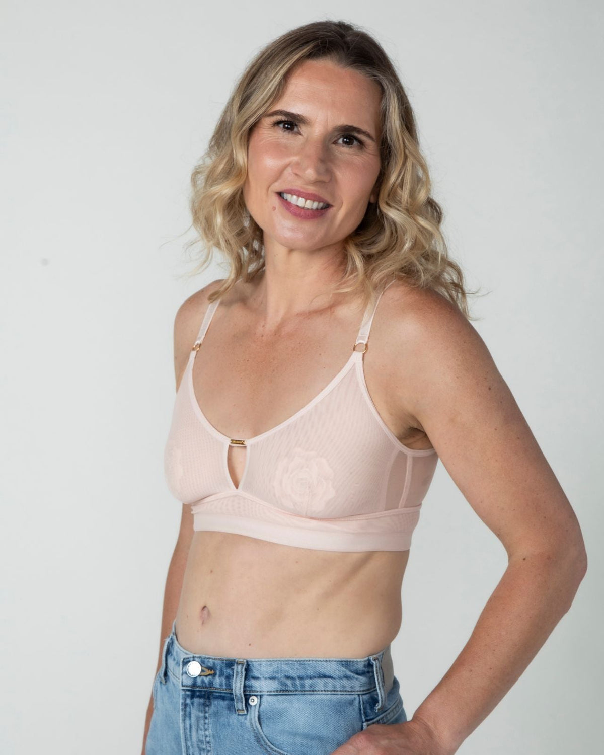 Victoria Mesh Keyhole Bralette