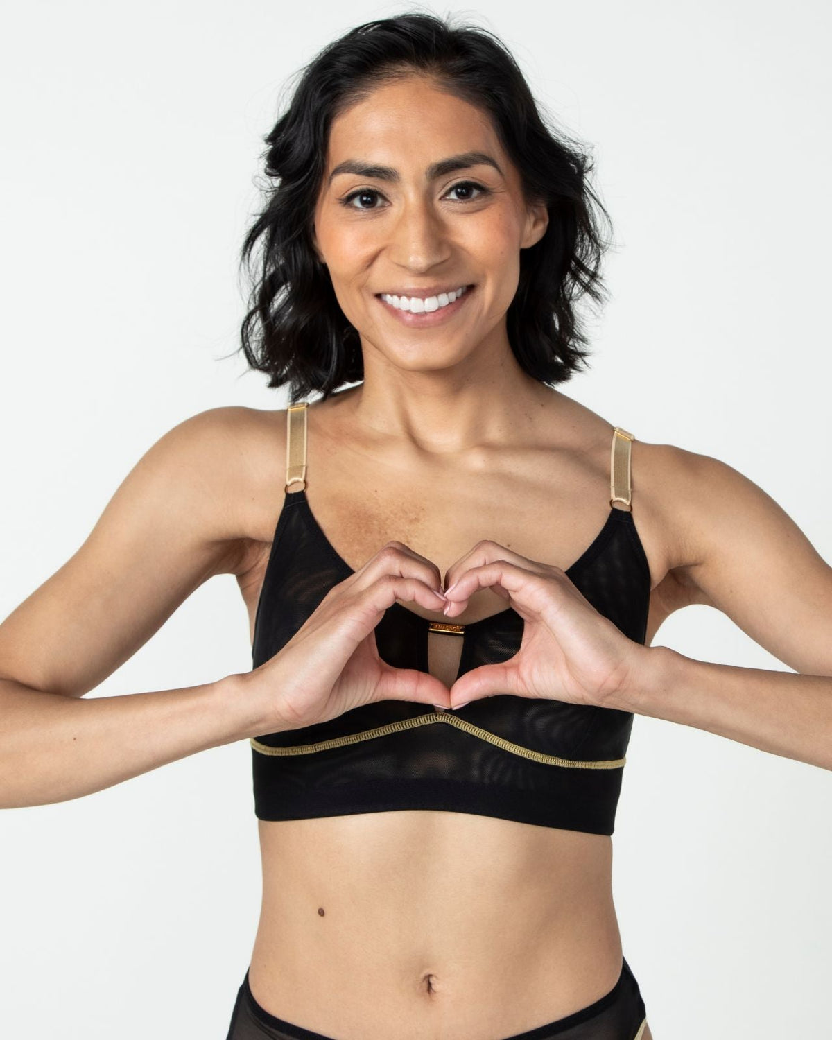 Victoria Mesh Keyhole Bralette