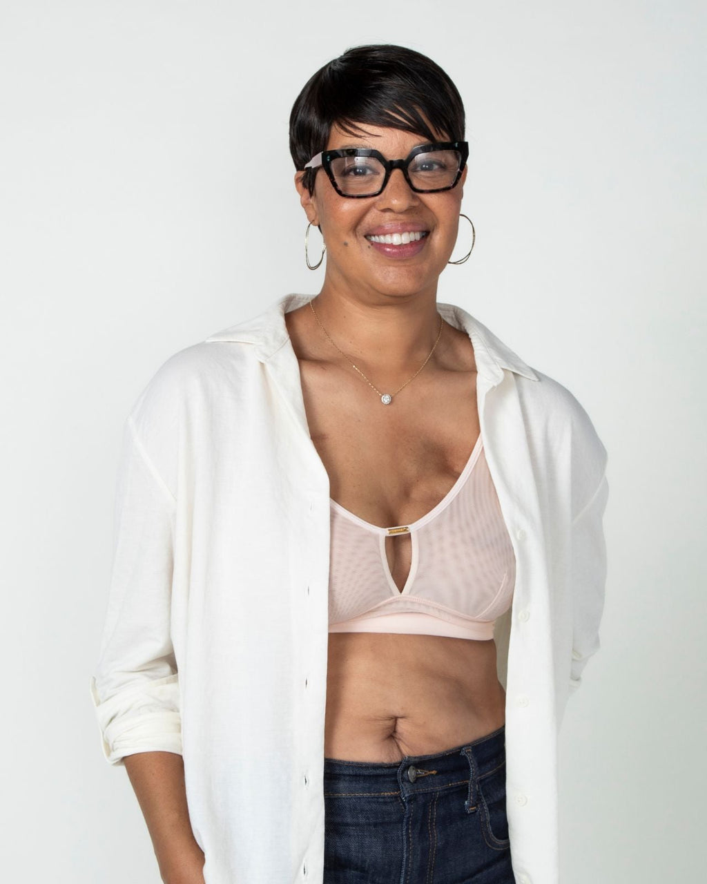 Victoria Mesh Keyhole Bralette