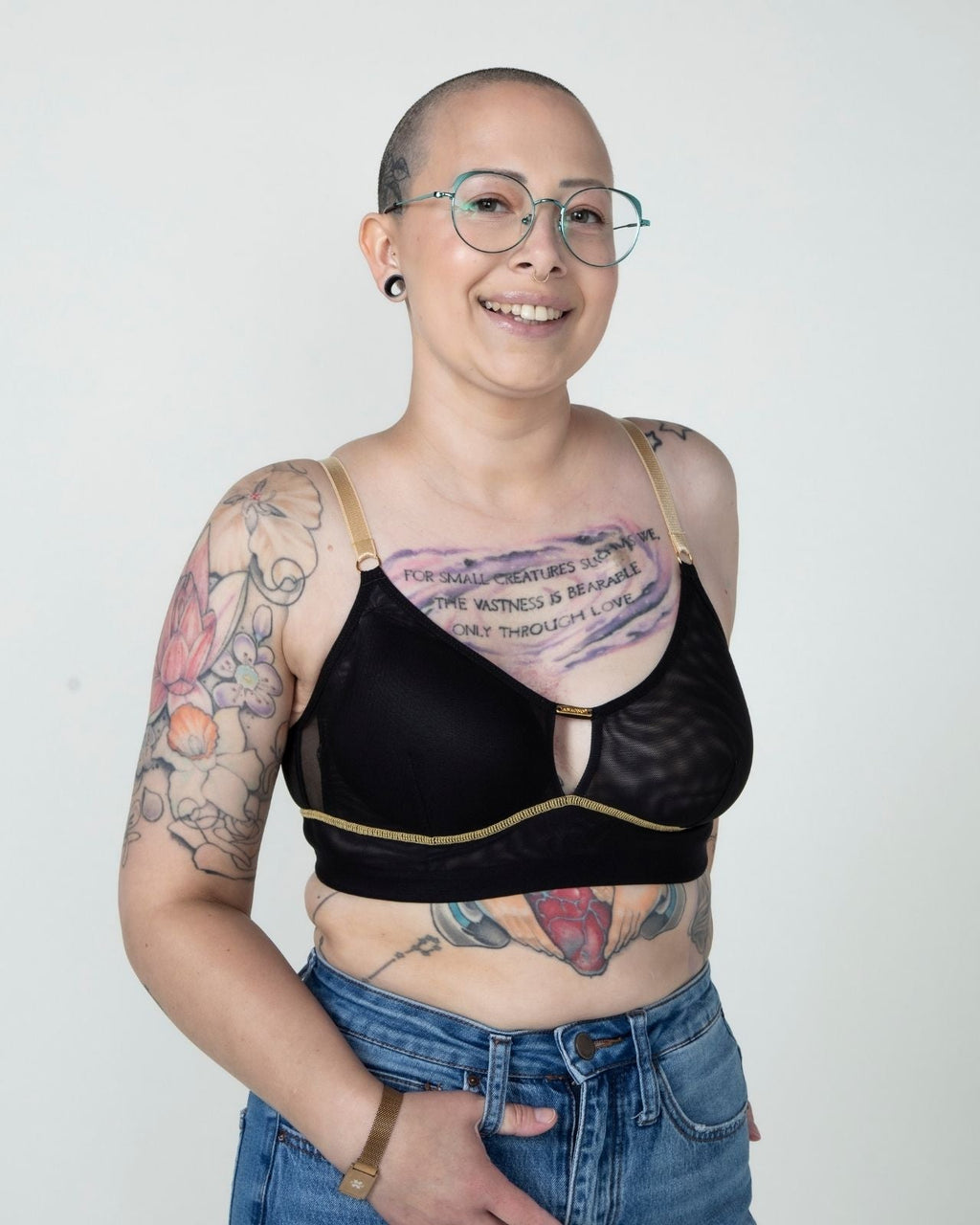 Victoria Mesh Keyhole Bralette