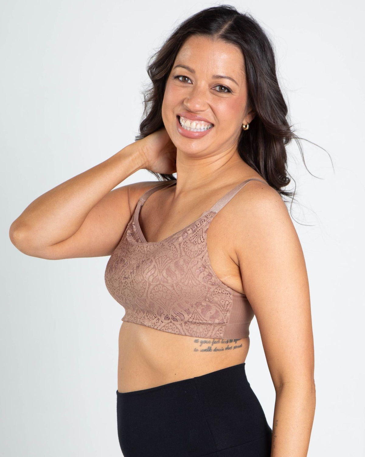 Carrie Pocketed Lace Molded Cup Bra