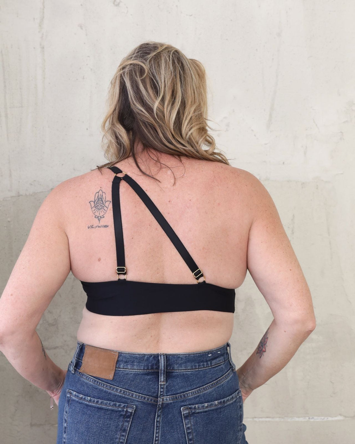 Rachel Unilateral Molded Left Cup Sling Bra