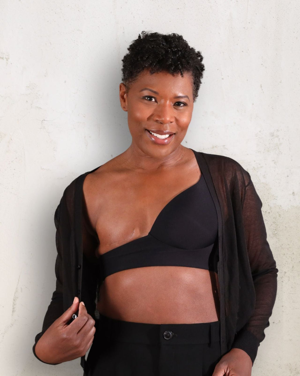 Rachel Unilateral Molded Left Cup Sling Bra