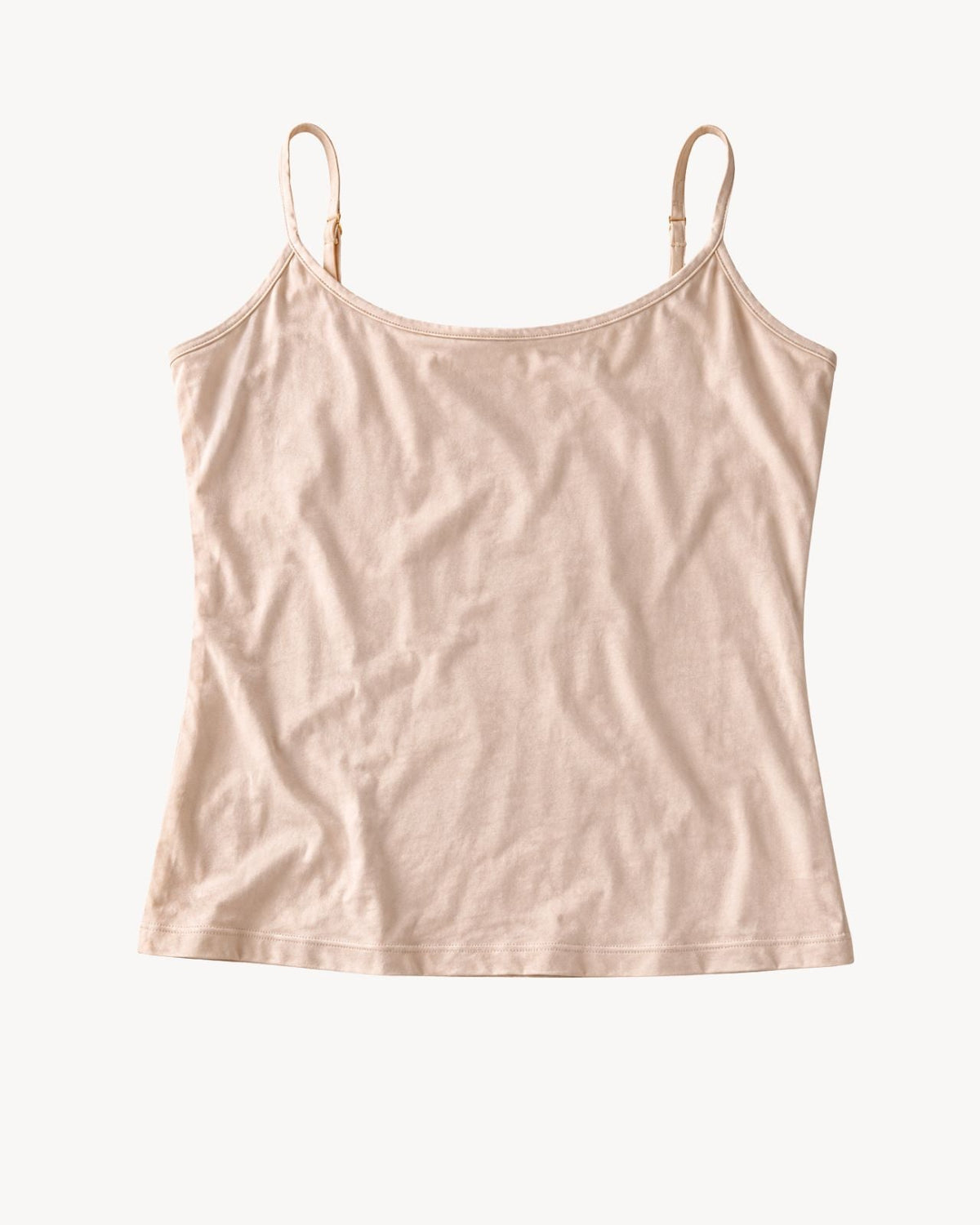 Fitted Cotton Camisole with Shelf Bra