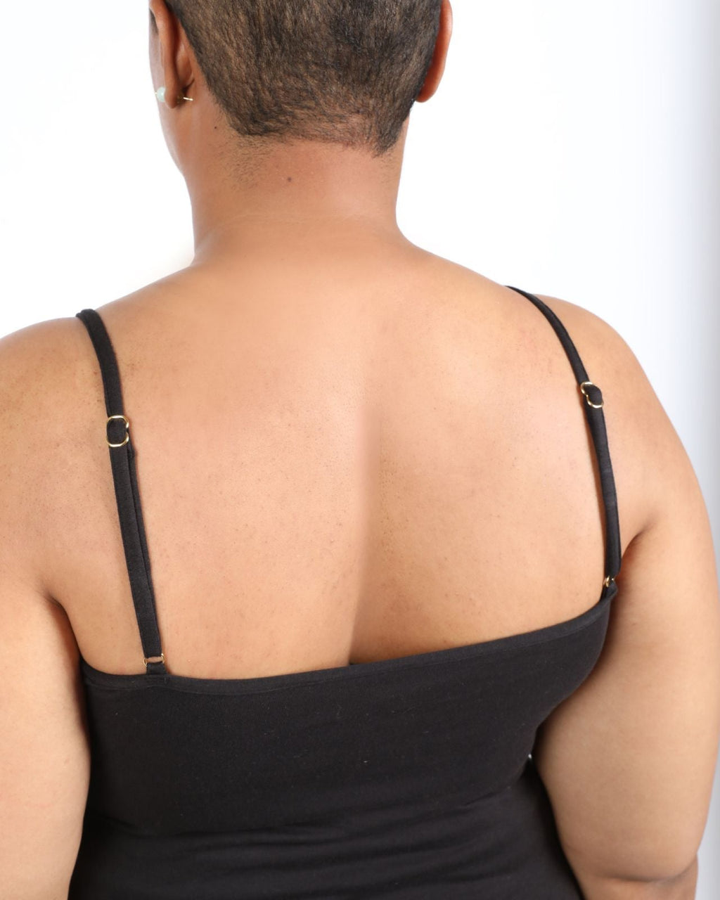 Fitted Cotton Camisole with Shelf Bra