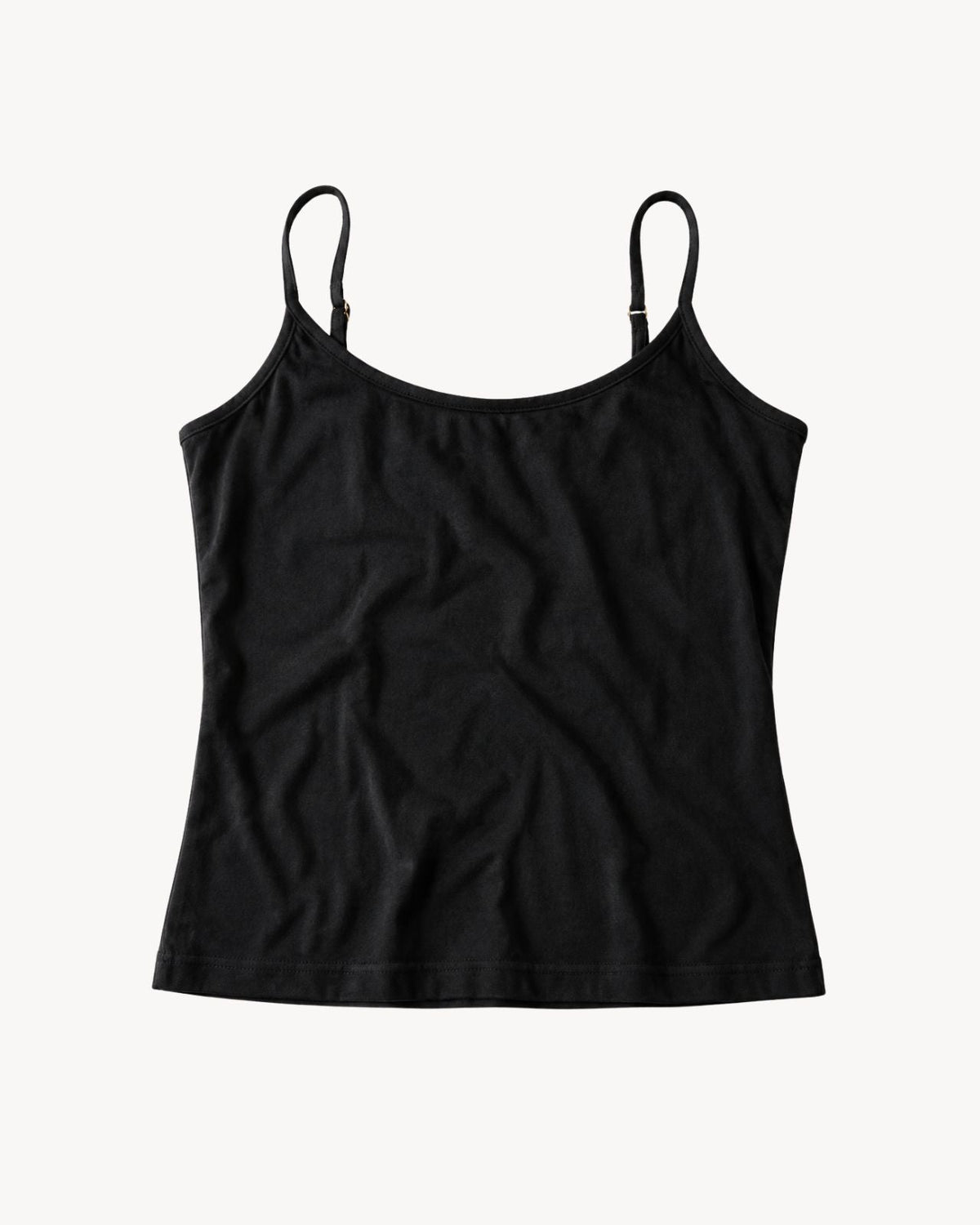 Fitted Cotton Camisole with Shelf Bra