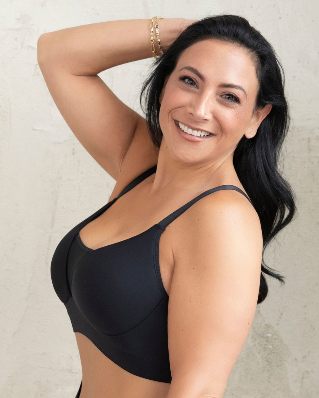 Brenda Pocketed Molded Cup Mesh Bra