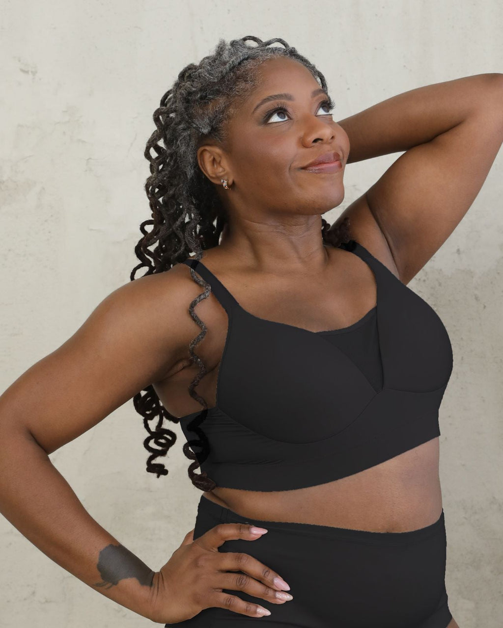 Brenda Pocketed Molded Cup Mesh Bra