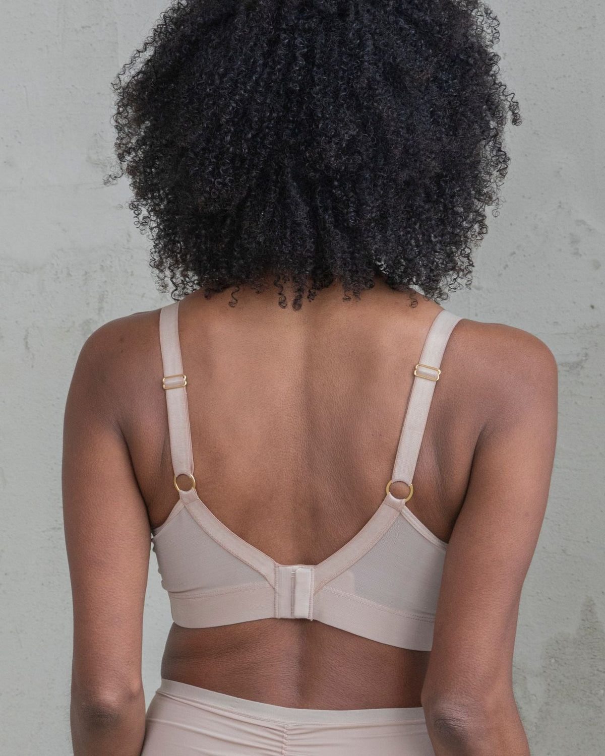 Brenda Pocketed Molded Cup Mesh Bra