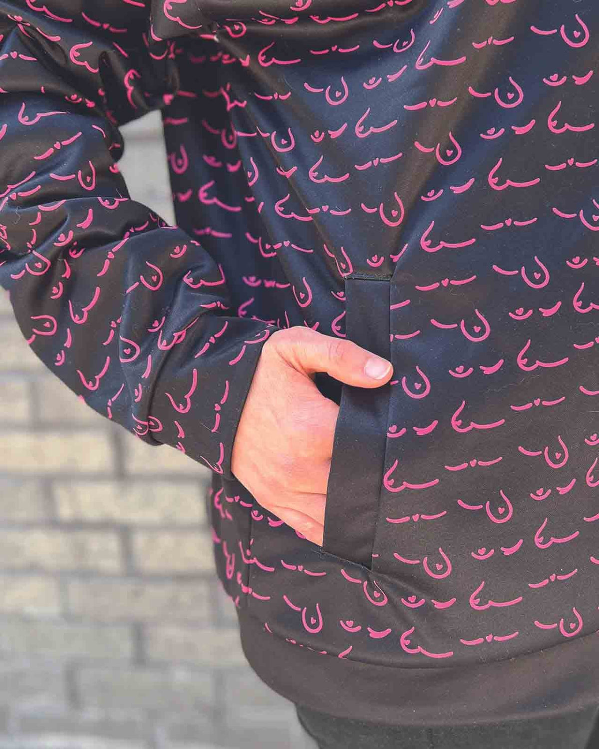 F(oo)B Breast Cancer Bomber Jacket
