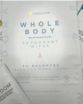 Freedom Whole Body Deodorant Wipes