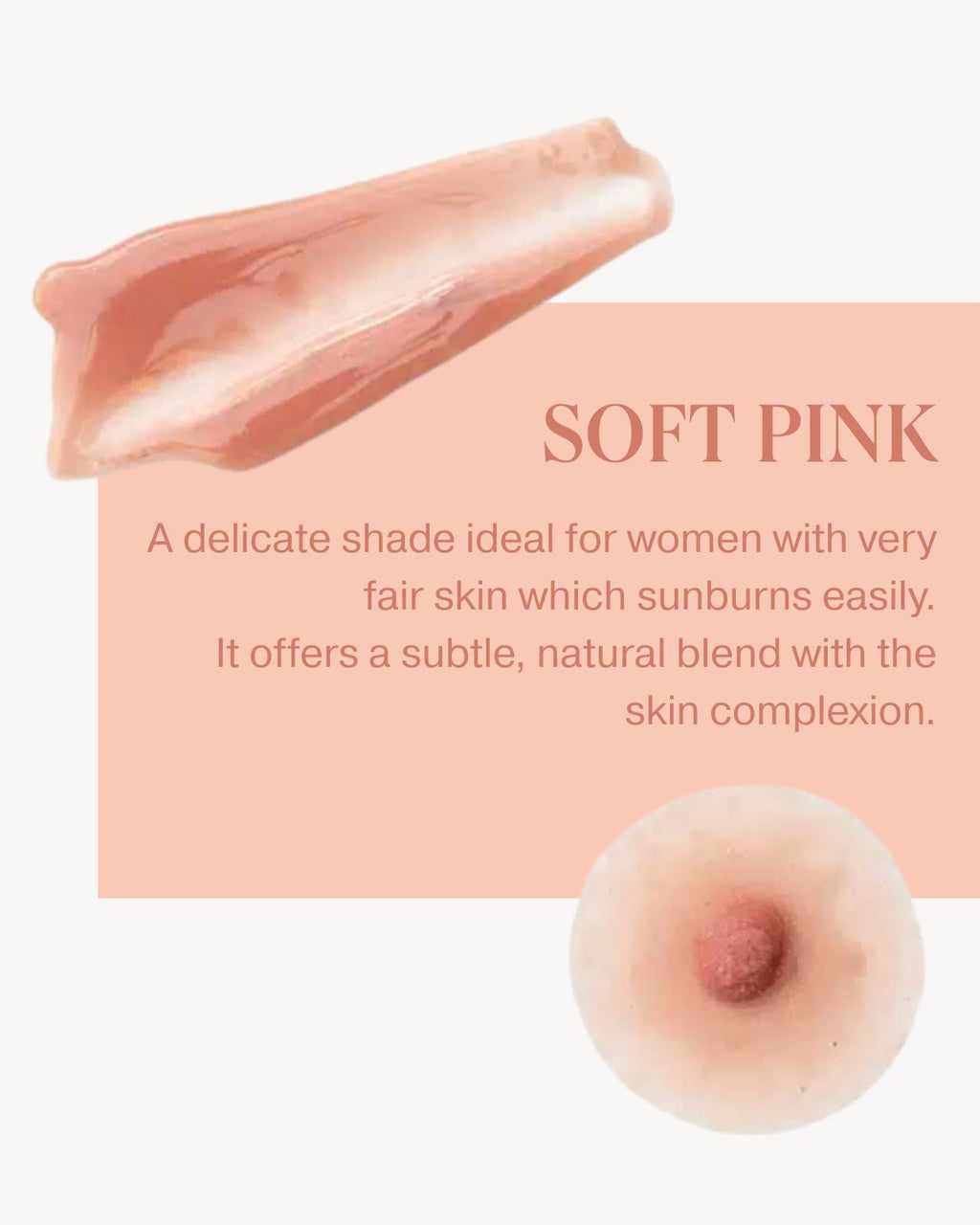 Pink Perfect Prosthetic Nipples in Soft Pink