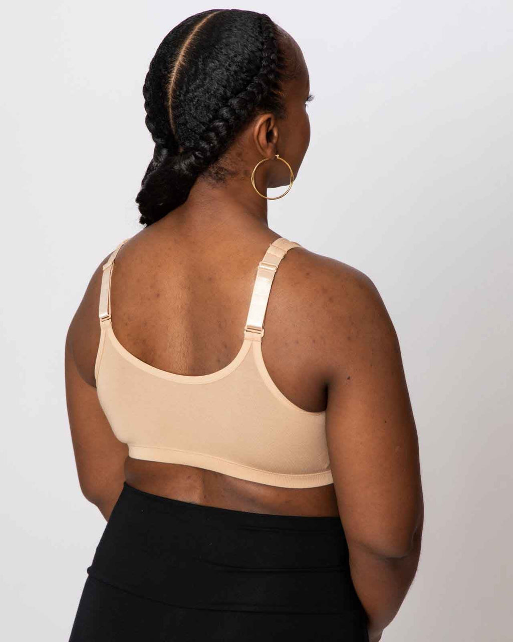 Rora Pocketed Front Closure Bra