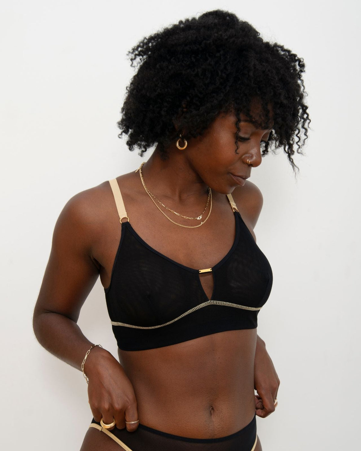 Victoria Mesh Keyhole Bralette