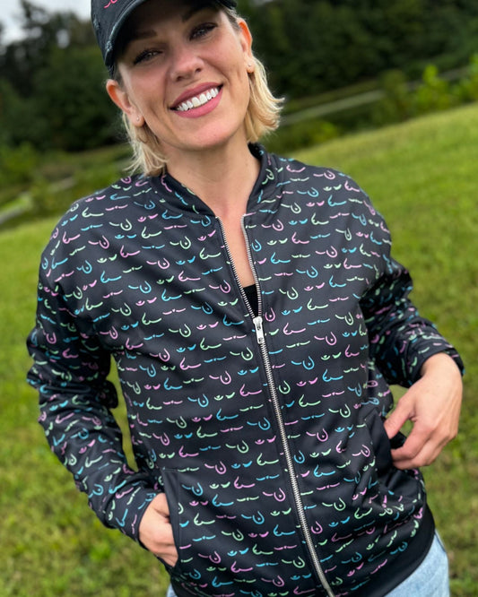 F(oo)B Breast Cancer Bomber Jacket