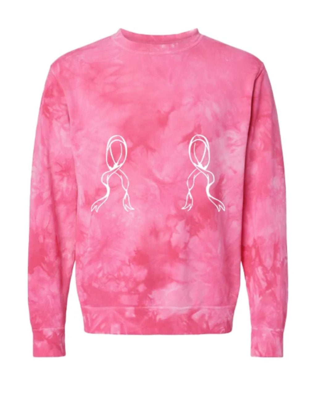 Pink Ribbon Breast Cancer Awareness Crewneck